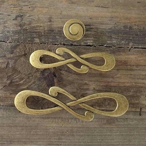 Italian Antique Brass Drawer Pulls and Knobs: Vintage French Style - Farmhouse Cabinet Hardware