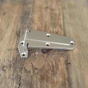 Farmhouse Nickel Decorative T-Hinge | Italian Rustic Cabinet Handles, Made Italy