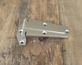 Bisagra decorativa en T de níquel estilo granja / Tiradores rústicos italianos para armarios, Hecho en Italia