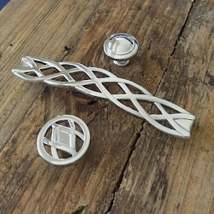 Polished Chrome Cabinet & Vanity Handles | Modern Italian Hardware Knobs | Classic Elegant Design | Hornet Hardware