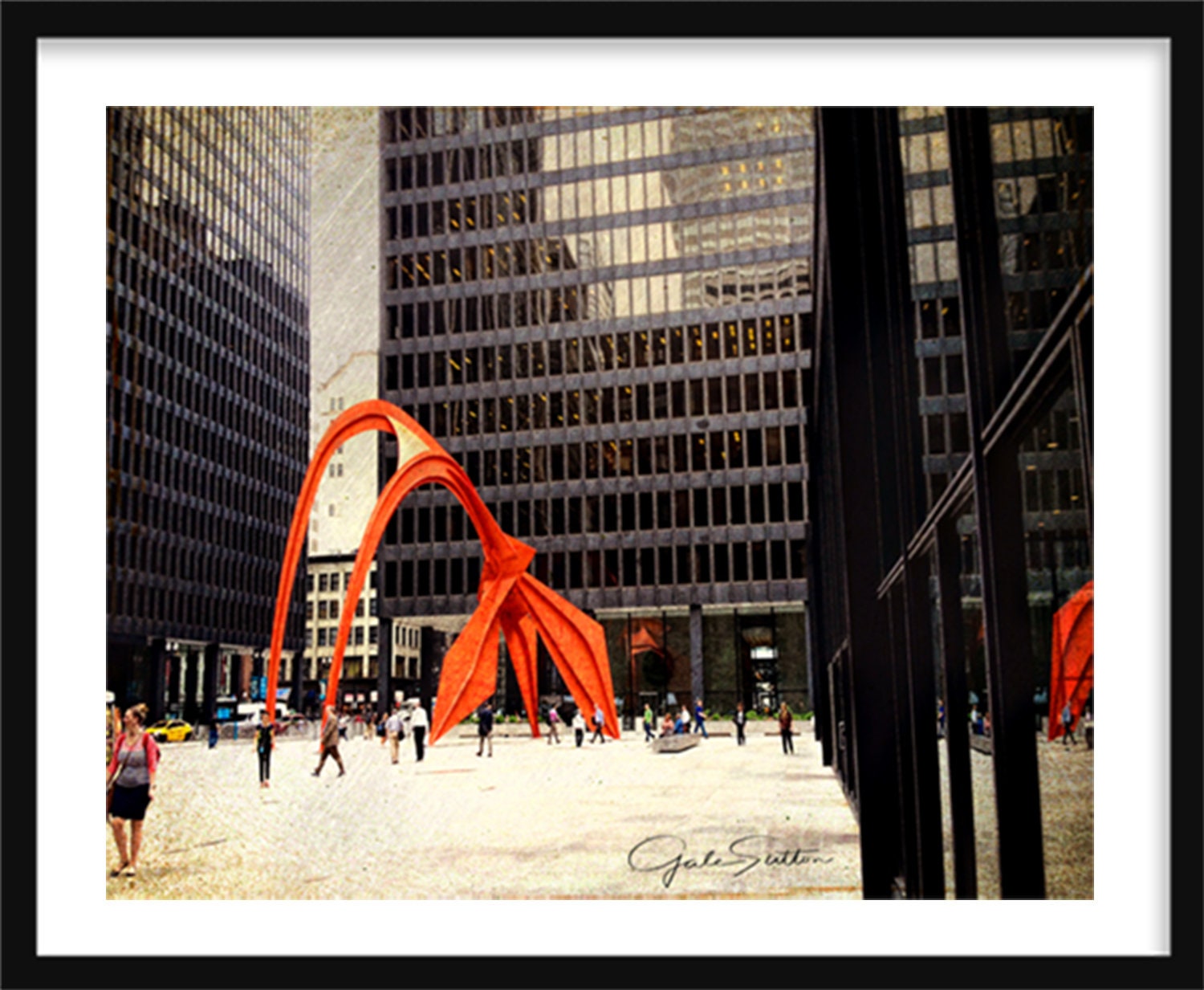 Art & Collectibles Color Photography Skyscrapers El Train Fine Art