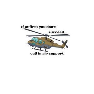 Funny Military Joke Sticker Decal, Army Humor Laptop Decal, Military Pun Decal, Military Gift, Military Veteran Decal, Military Warzone