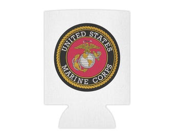 Marine Corps Can Cooler, Patriotic Beverage Holder