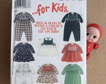 Simplicity 6715, Size NB,L, Dress, Romper, Uncut