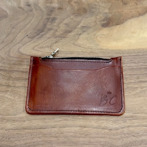 Genuine Leather Coin Holder with Card Slot