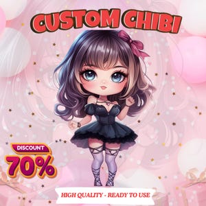 CUSTOM CHIBI, Chibi Emotes, Cute Anime Chibi, Custom Chibi Commission, Original Character, Chibi Pet, Chibi Fanart, Cute Chibi, Chibi emotes