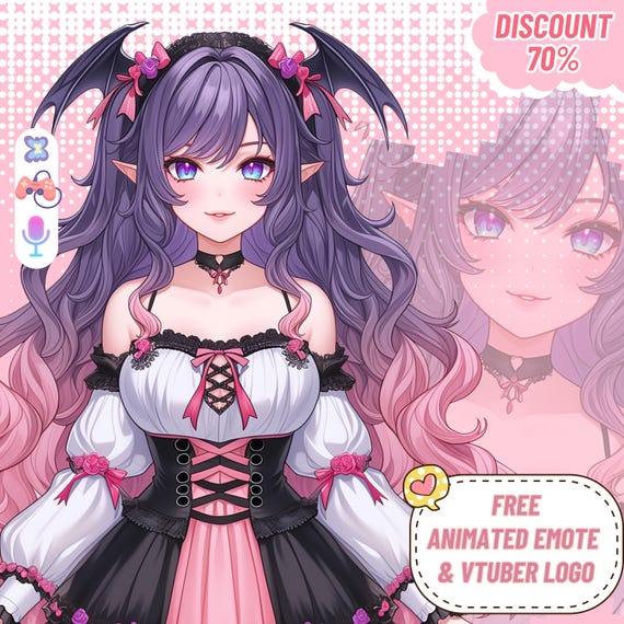 Custom VTuber Live2D Model, VTuber, VTuber Model, VTuber Asset, VTuber Commission, Rigging, Vtuber Commission, Vtuber Streamer, PNGTuber
