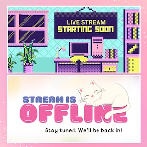 Stream Intro Screen Custom Animated Stream Screens: Twitch Overlay Pack - Etsy