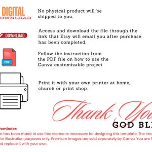 Church Womens Ministry Conference Event Program Handout Bulletin Canva ...