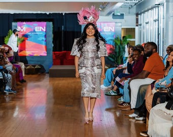 Brocade Skirt Suit