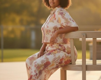 Kleurrijke geribbelde tweedelige sets