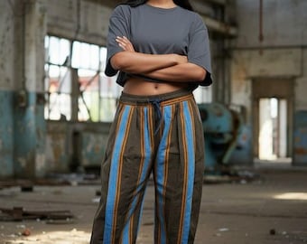 Asoke mehrfarbige Tonnenhose