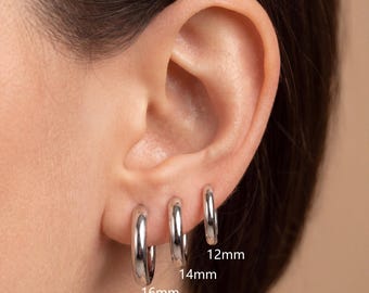 Multi-meter titanium stalen scharnierende klikring neusring septum ring oor brancard segment piercing