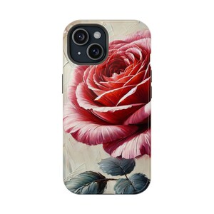 Elegant Rose Phone Case Magnetic Tough Cases iPhone 13, iPhone 14, iPhone 15