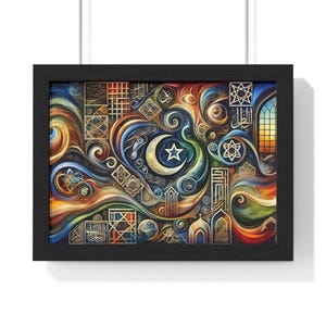 Islamic Wall Art – Elegant Home Decor Featuring Beautiful Islamic Calligraphy and Design