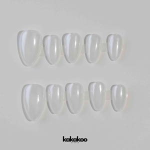 Custom Glazed Nails| High quality handmade press-on nails, Gift nails gel nails,  girl gift, party, birthday gift, custom nails, Hailey Nail