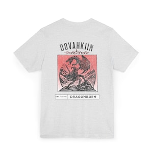 Dragon Born Skyrim Unisex Jersey T-Shirt