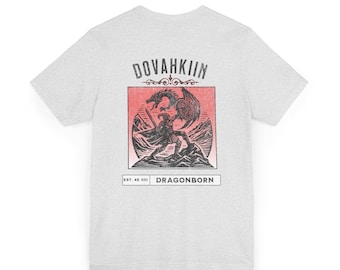 Dragon Born Skyrim Unisex Jersey T-Shirt