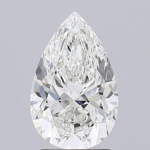 Pear 1.00ct D/E/F VS+ IGI Certified Loose Lab Grown Diamond For Wedding Ring Pear Lab Grown Diamond, Loose Diamond for Ring & Earrings