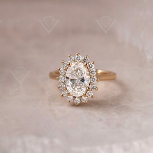 Oval 3.5ct Lab Grown Diamond Solitaire Engagement Ring Forever Classic Ring Wedding Ring Gifts for Girl Ring IGI Certified