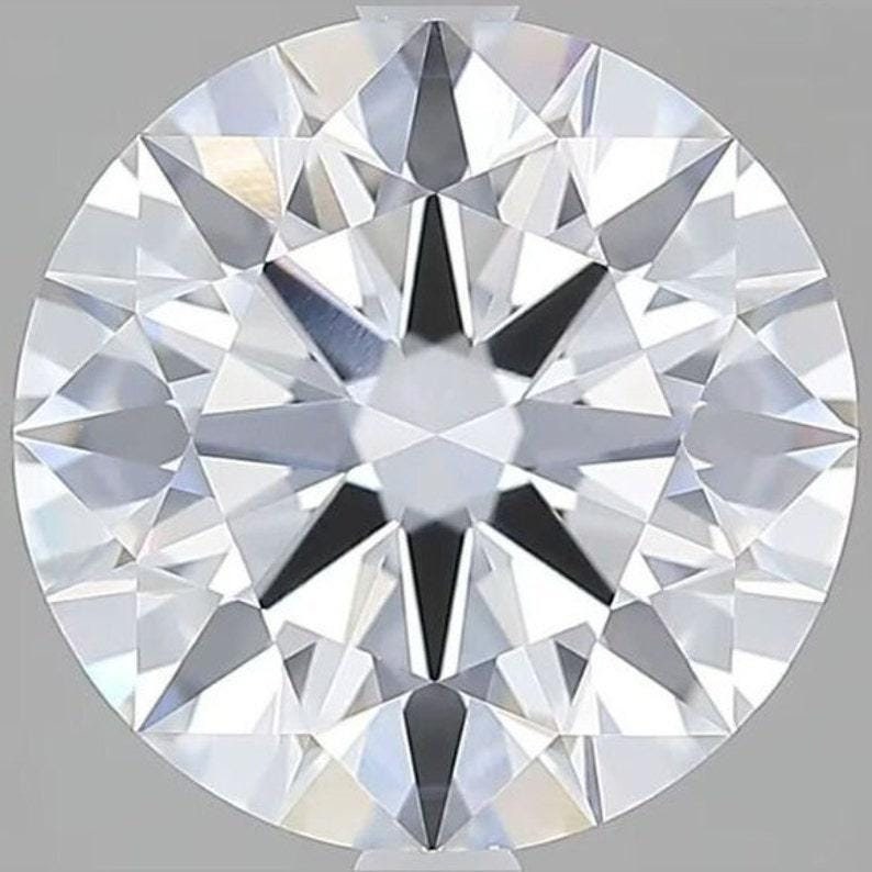 A 1.00-carat round-shaped lab-created diamond featuring dazzling brilliance, color grade D/E/F, VS+ clarity, and IGI certification, perfect for crafting engagement rings, statement earrings, or pendants.