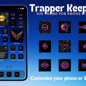 Retro Trapper Keeper App Icon Pack: 80s Theme, Widgets & Wallpapers