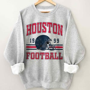 Houston Football Vintage Shirt, Football Game Day Gift For Fan