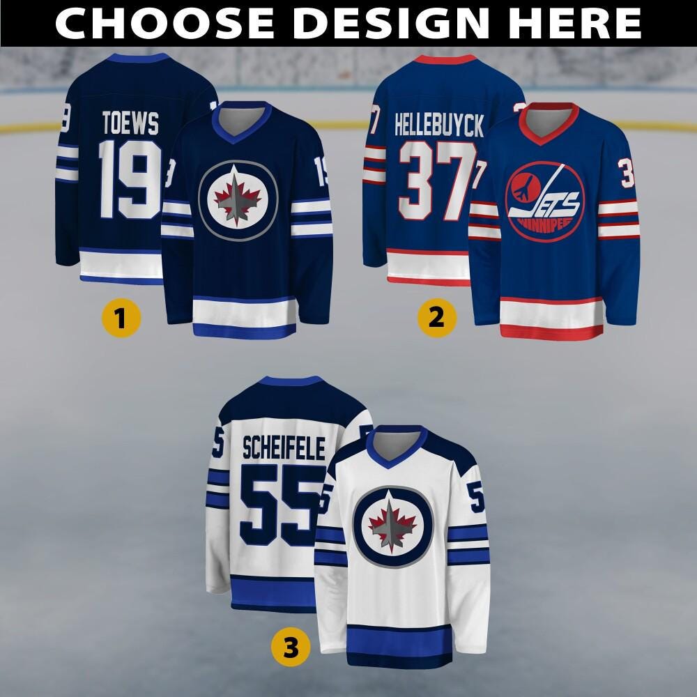 Discover Personalized Winnipeg Hockey Jersey, Winnipeg Jersey For Men With Your Team Name, Jonathan Toews Mark Scheifele Fan Hockey Jersey