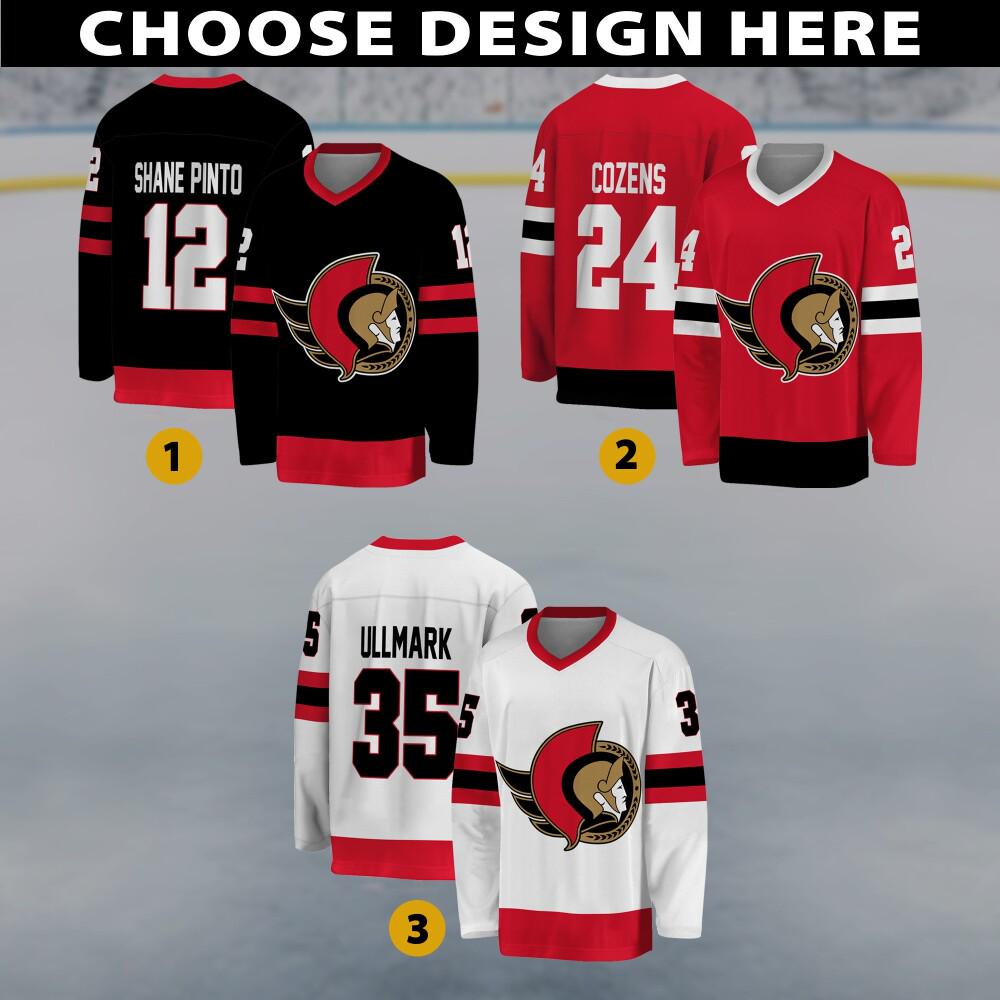 Discover Personalized Ottawa Senators Hockey Jersey, Ottawa Jersey For Men With Your Team Name, Shane Pinto Fan Hockey Jersey