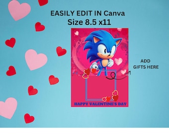 Valentine's Jumbo Card Template