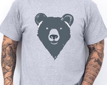 Funny Grizzly Bear Music T-Shirt: Vintage Graphic Tee