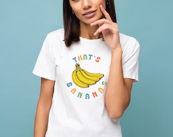 Maglietta That's Bananas: divertente maglietta con grafica vintage di frutta