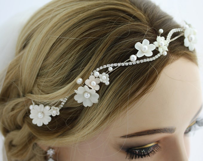 Wedding Bridal Hair Accessories Jewelry Custom by LuluSplendor