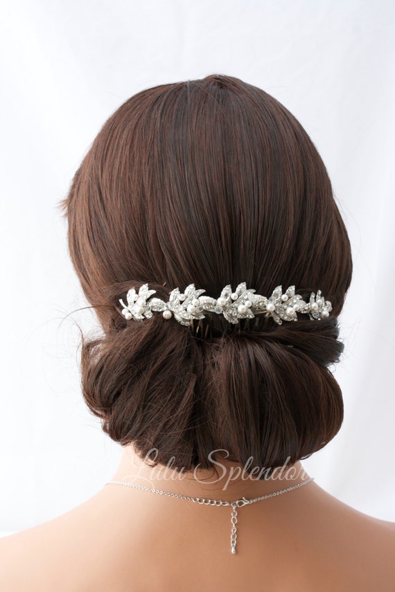 Bridal Headpiece Rhinestone Hair Vine Bridal Hair Clip Etsy