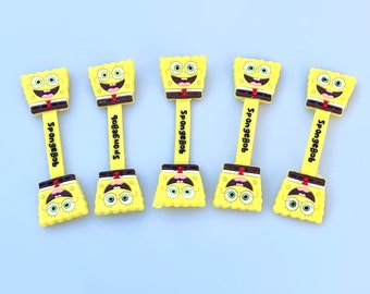 Silicone Earphone Cord Organizer. Cartoon. SpongeBob SquarePants. Animal. Cable. USB.