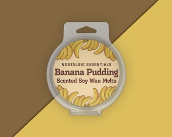 Banana Pudding Scented Soy Wax Melts