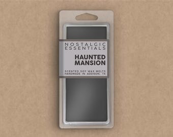 Haunted Mansion Scented Soy Wax Melts: Leather, Rosewood, Sandalwood