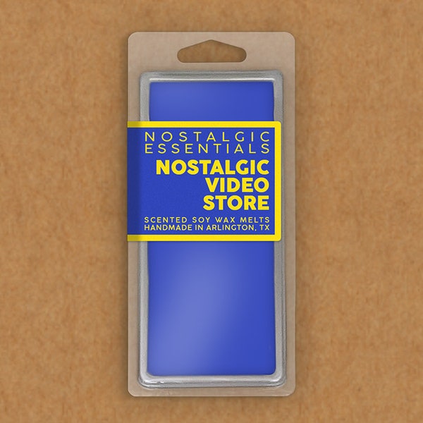 Nostalgic Video Store Scented Soy Wax Melt Snap Bar