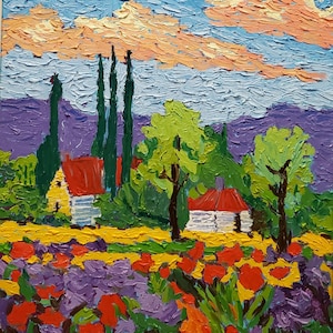 original oil landscape painting 18x24 2024 unframed