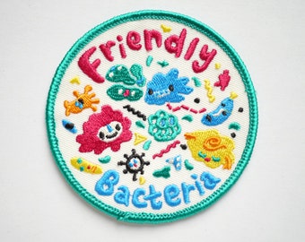 Friendly Bacteria Iron On Patch