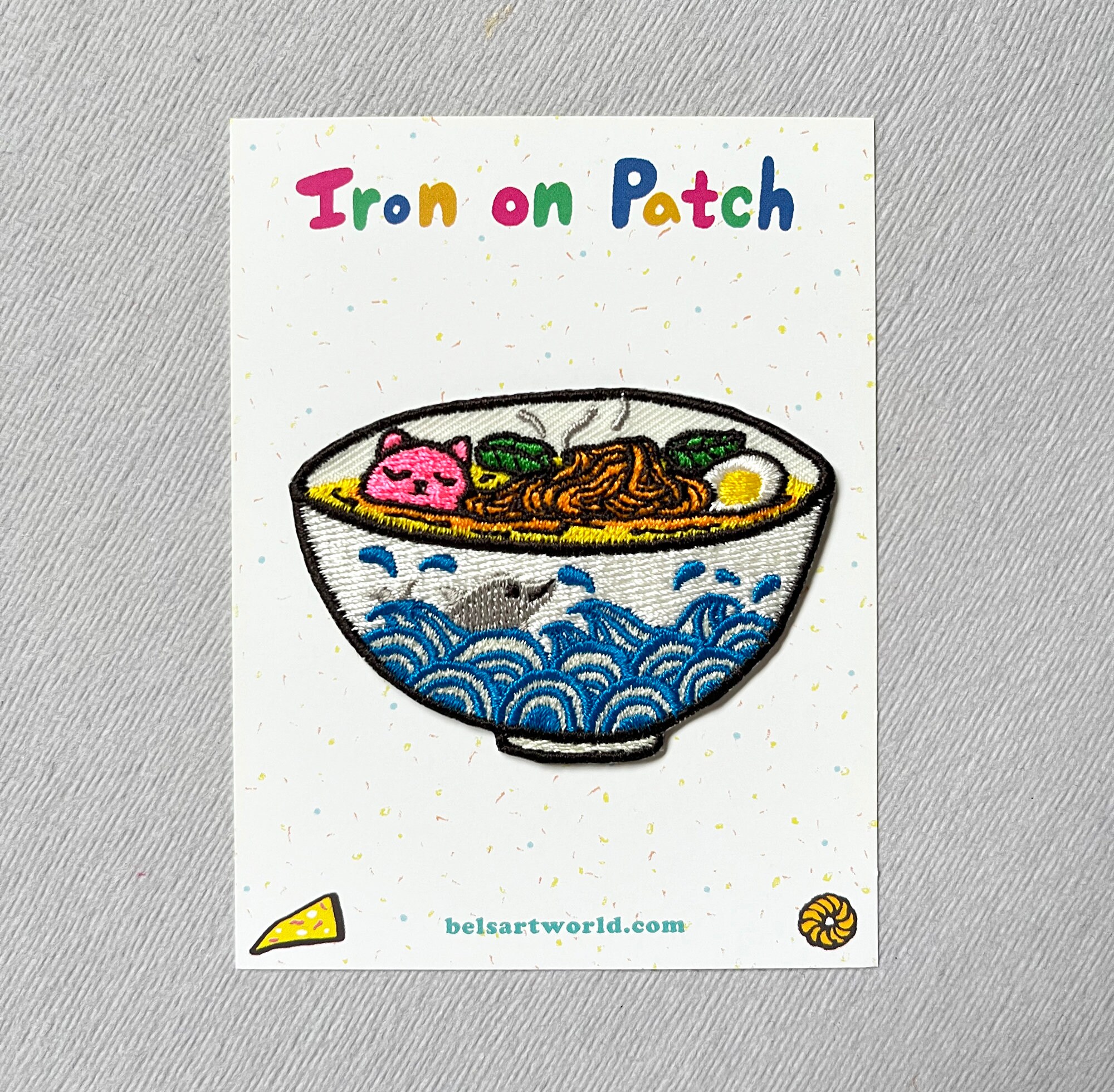 Noodle Bowl Iron on Patch - Etsy