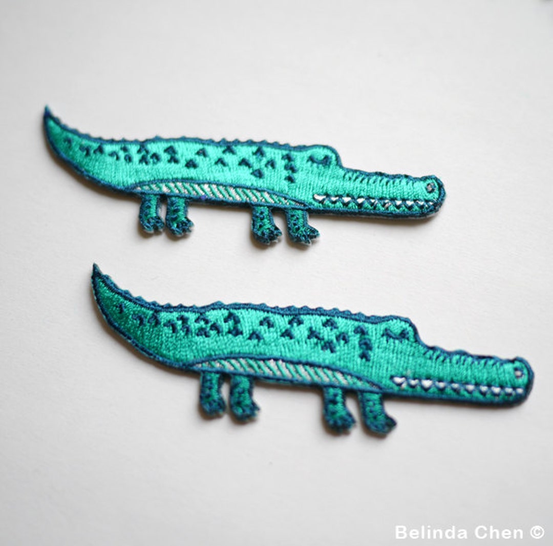 Crocodile Iron on Patch - Etsy