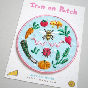 Green Fingers Iron On or sew on Patch image 2