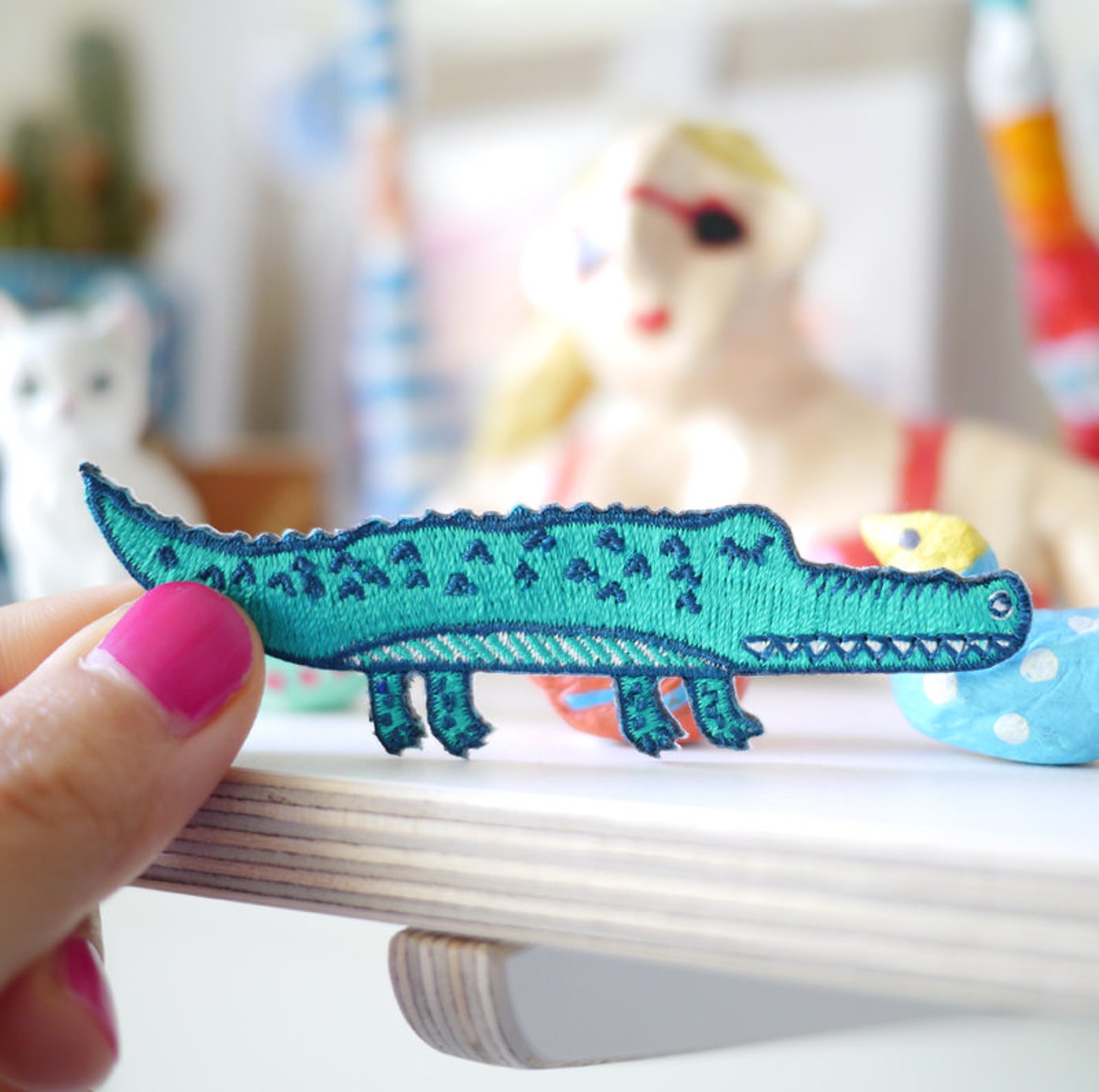 Crocodile Iron on Patch - Etsy