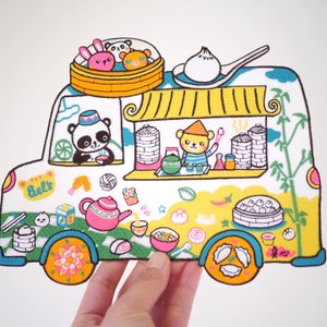 Dim sum Truck XXL Back Patch