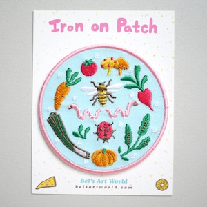 Green Fingers - Iron On or sew on Patch