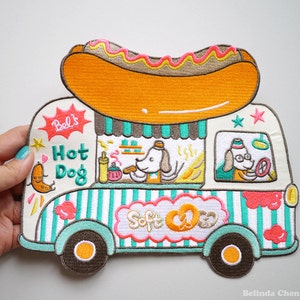 Hot Dog Truck XXL Back Patch