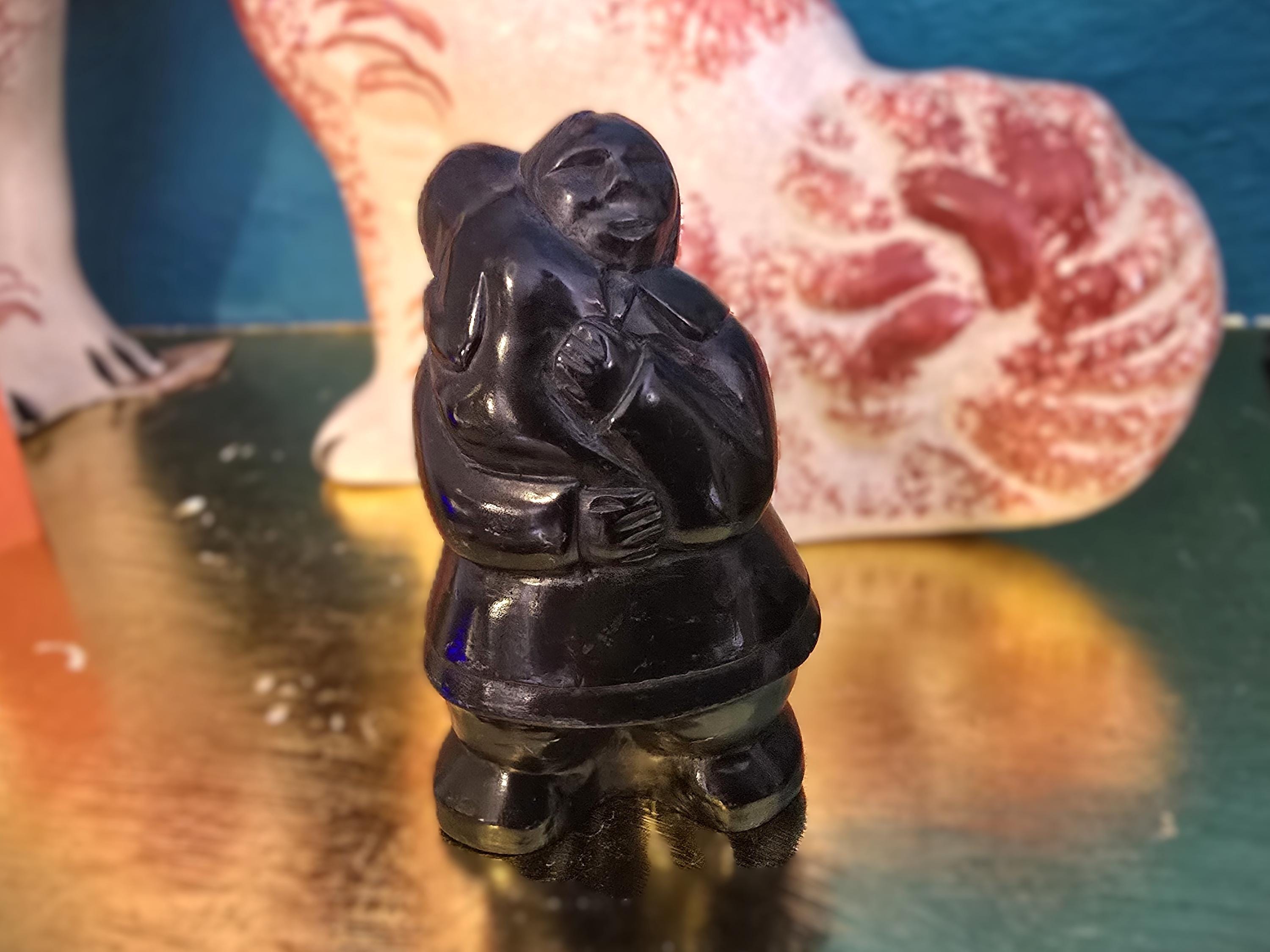 Thorn arts  ソープストーン 熊　置物　カナダ Thorn arts ソープストーン 熊 置物 カナダ Vintage Thorn Arts