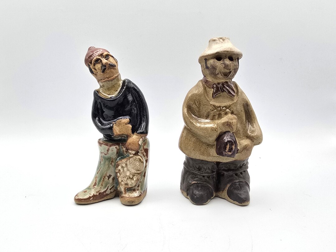 vintage-tremar-studio-pottery-figures-fisherman-and-cider-drinker