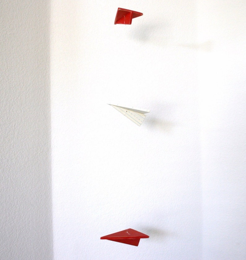 Hawk's Paper Airplanes Mobile by Marnie Vollenhals image 3